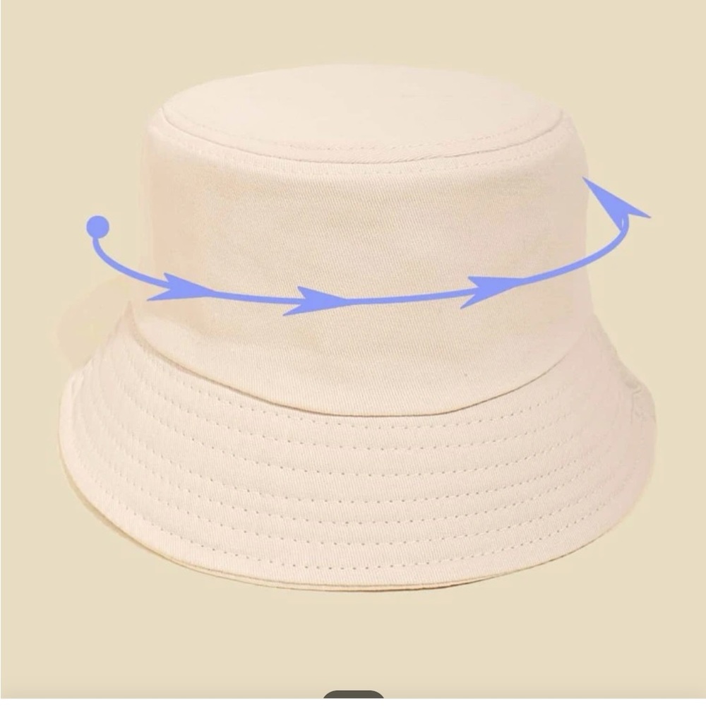 🌺 Light tan beige bucket hat - Picture 2 of 2